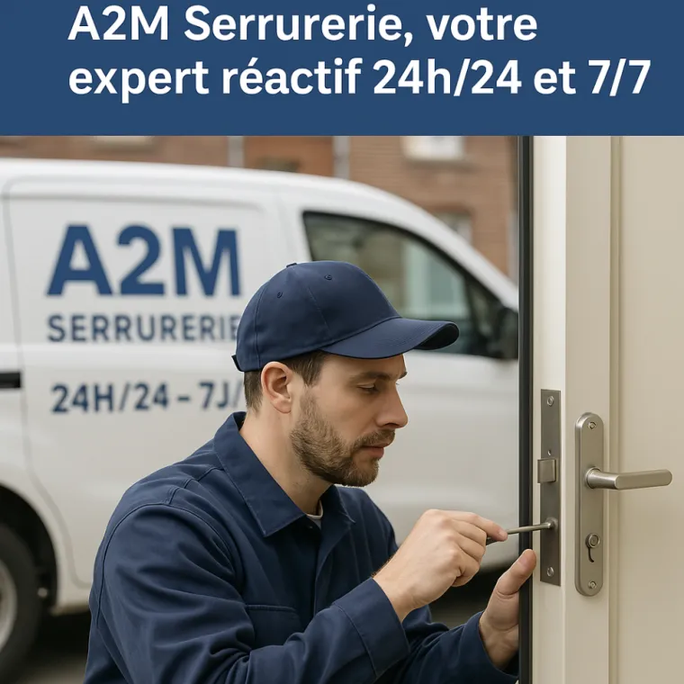 Serrurier à Albert : A2M Serrurerie, votre expert réactif 24h/24 et 7j/7, Amiens, A2M Serrurerie